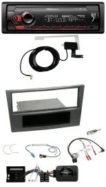 Pioneer DAB USB Lenkrad Bluetooth Autoradio für Opel Antara Astra H Zafira B cha