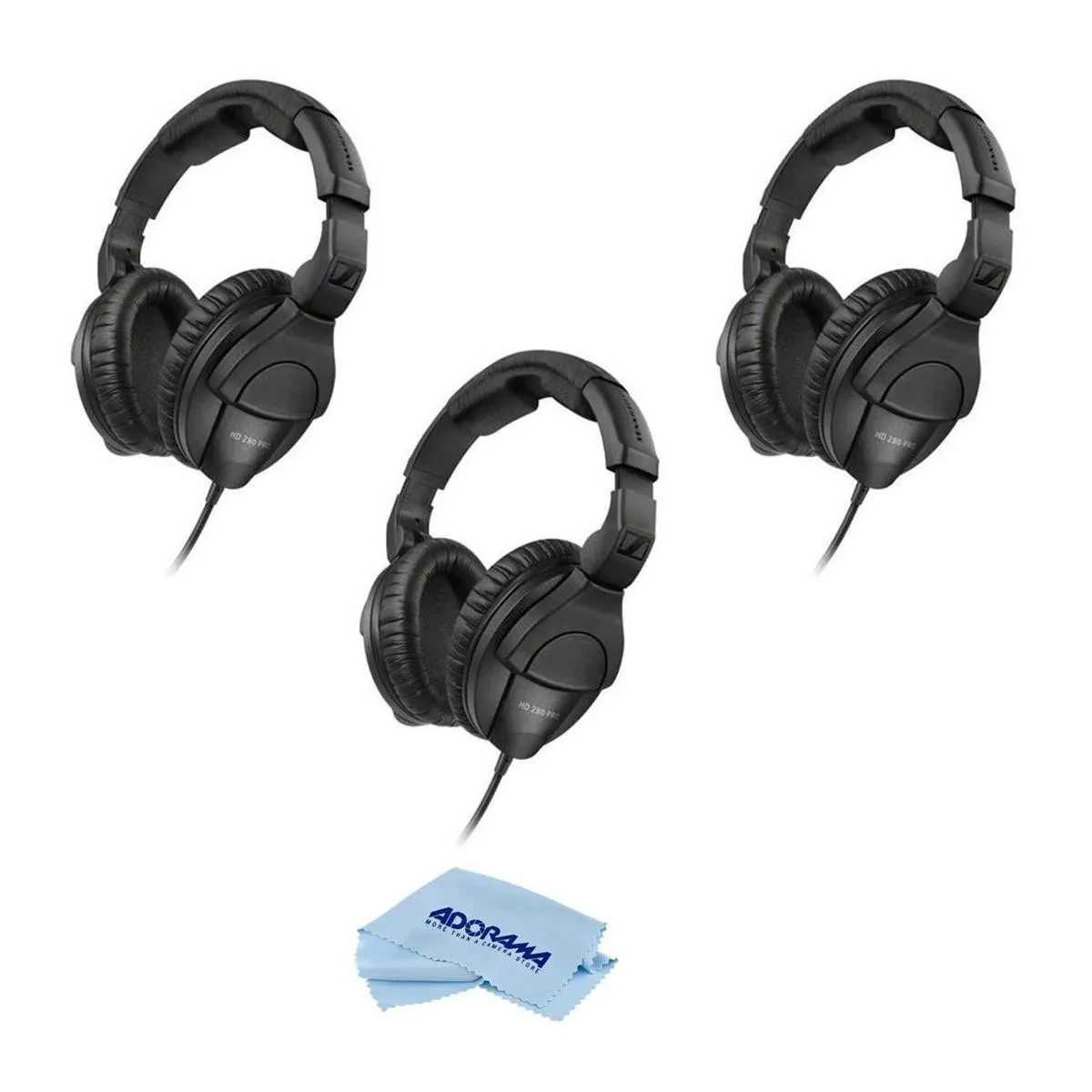 Наушники мониторные Sennheiser HD 280 PRO закрытые, полноразмерные (набор, 3 шт.)