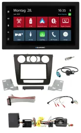 Blaupunkt Lenkrad Bluetooth DAB 2DIN USB Autoradio für BMW 1er Aktiv man. Klima