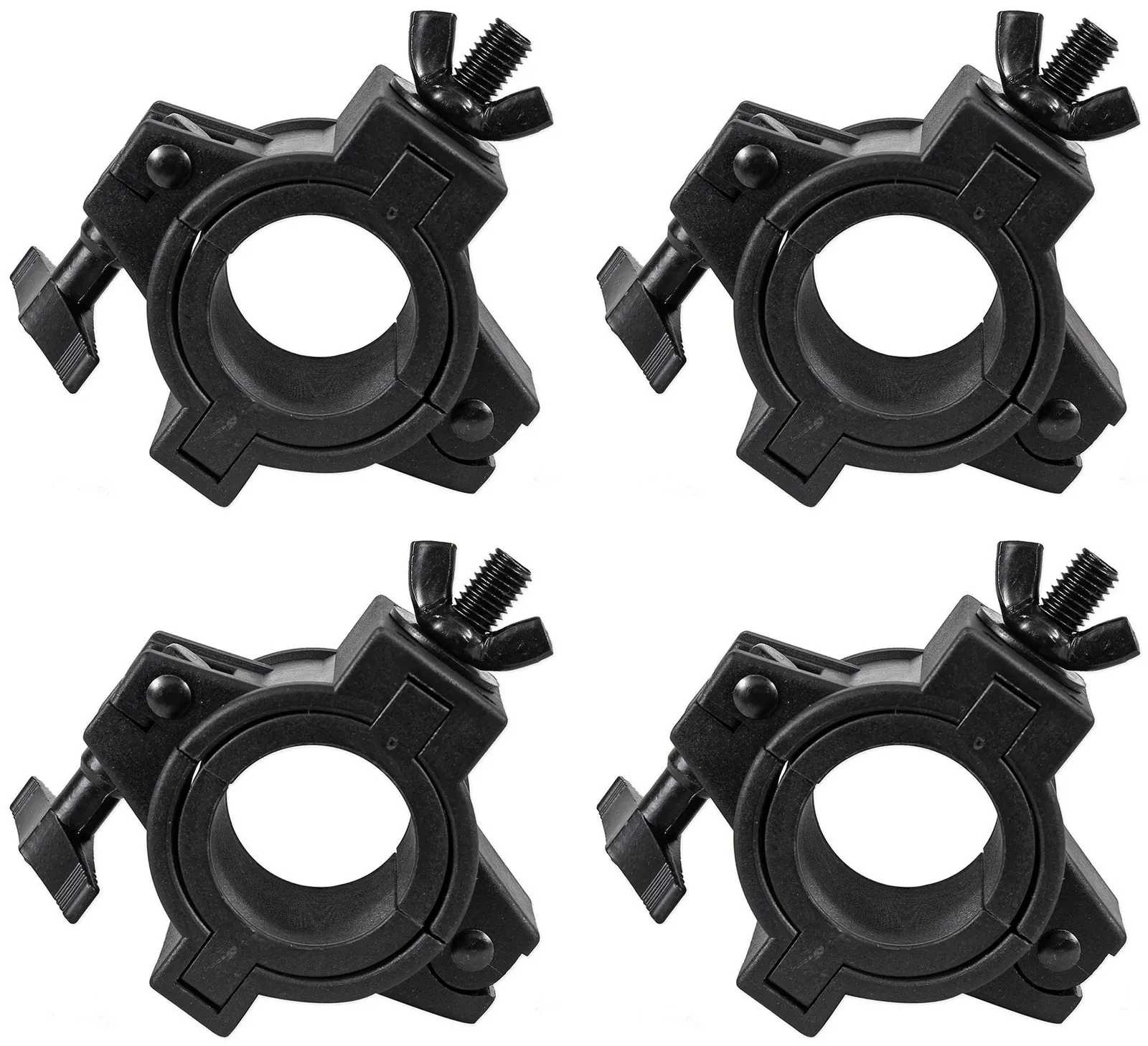 (4) American DJ O-Clamp/1.5 360 Degree Wrap Around Truss Clamps up to 1.5" Truss