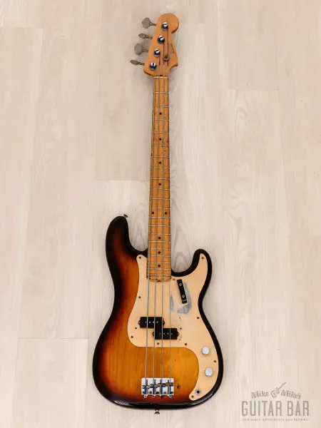 Бас-гитара Fender Precision Bass P Gold Guard Sunburst w/case USA 1958