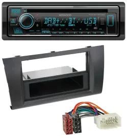 Автомагнитола Kenwood MP3 Bluetooth DAB USB CD для Suzuki Swift (2006–2010)