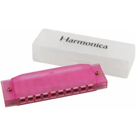 Губная гармошка BEE DF10A-3 C Pink