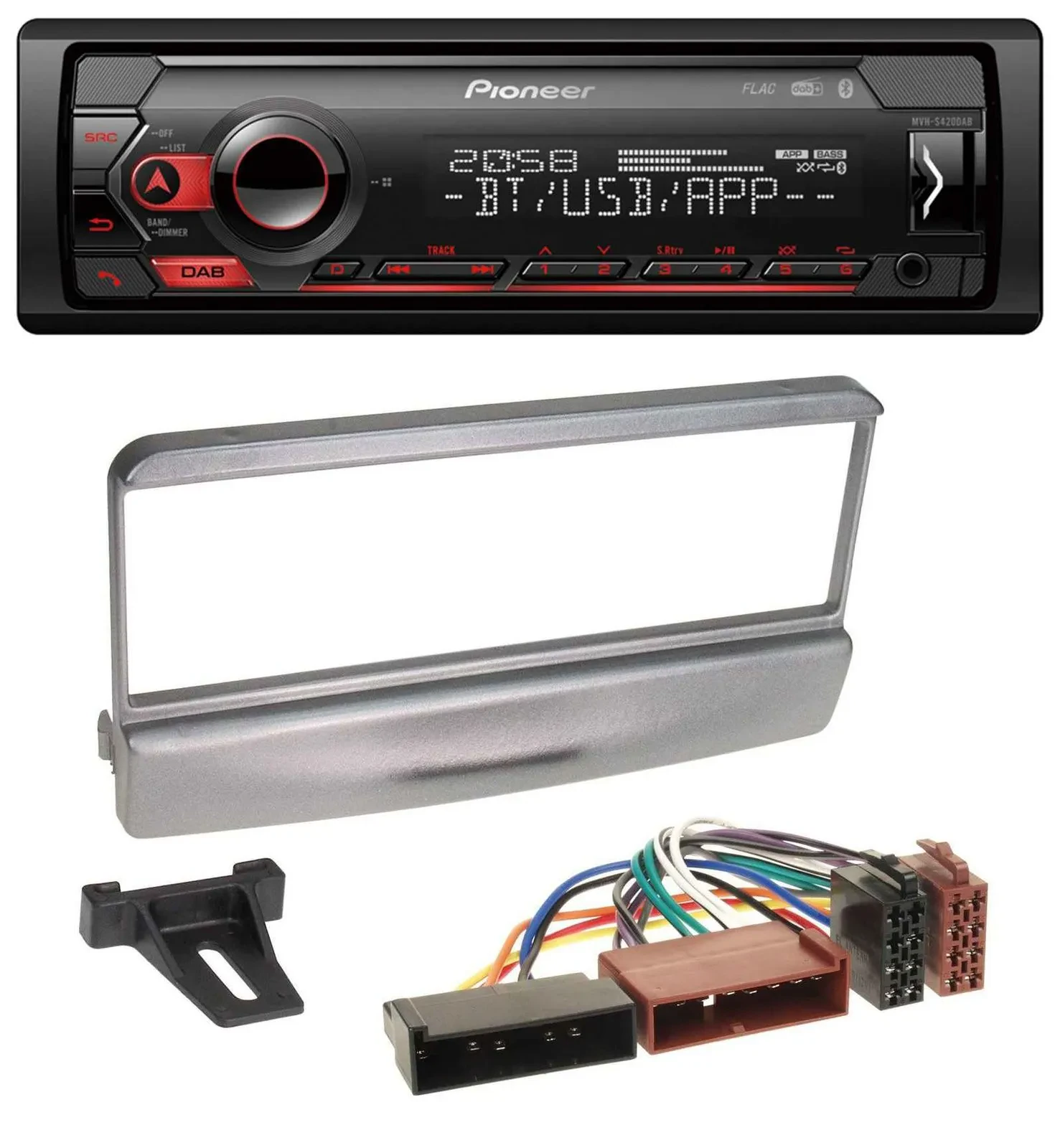 Автомагнитола Pioneer MP3 USB DAB Bluetooth для Ford Mondeo 96–02, Transit до 06