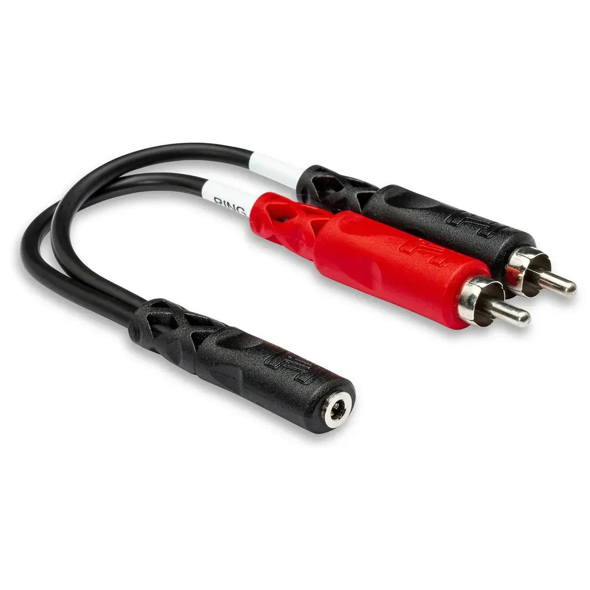 Hosa Technology 6" Stereo 3.5mm Female to Two RCA Male Y-Cable #YMR197