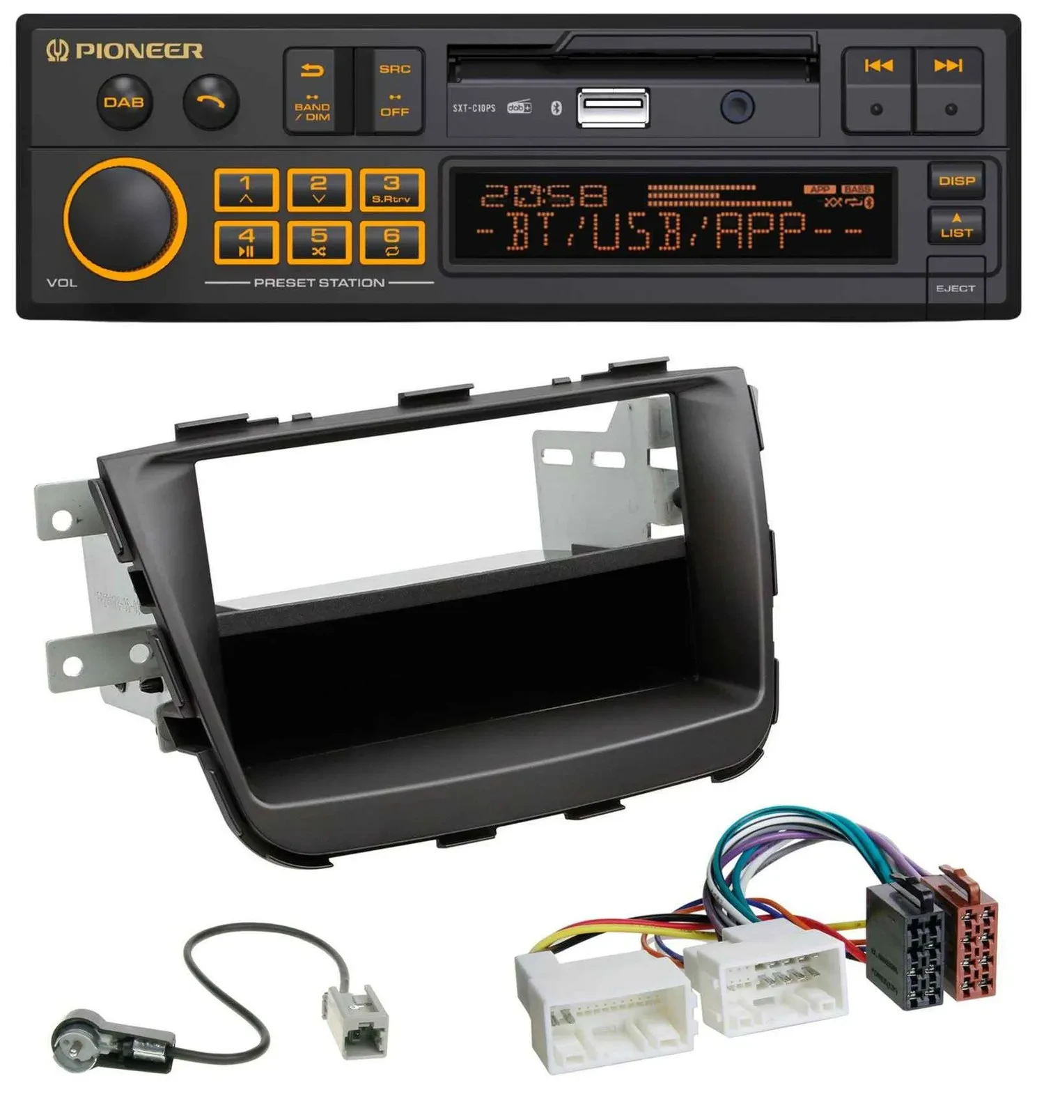 Pioneer DAB MP3 USB Bluetooth Autoradio für Kia Sorento II XM Facelift 12-15