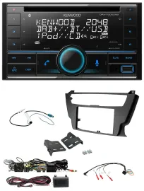 Kenwood CD 2DIN DAB USB Lenkrad Bluetooth Autoradio für BMW 3er 4er 2012-2016 oh