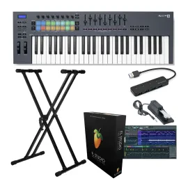 Novation FLkey 49-Key MIDI Keyboard Controller with FL Studio 20 Bundle