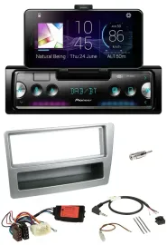 Pioneer USB Lenkrad Bluetooth DAB Autoradio für Honda Civic 2004-2006 silber