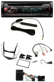 Pioneer USB DAB Lenkrad Bluetooth CD Autoradio für Chevrolet Cruze 2011-2016 sil