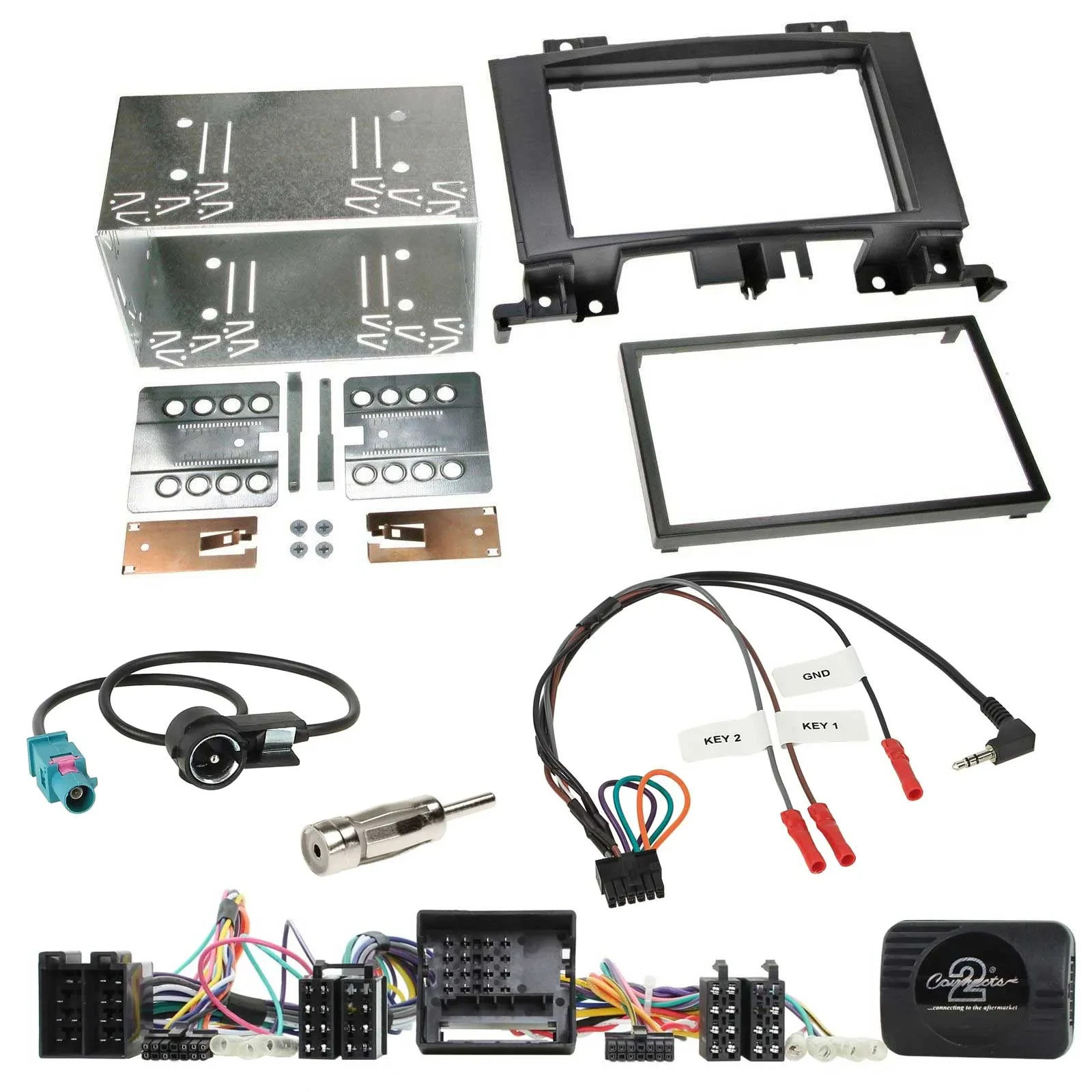 Einbauset Lenkradadapter Doppel DIN Autoradio für Mercedes Sprinter Audio 5 20 5