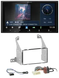 Kenwood Bluetooth 2DIN USB DAB MP3 Autoradio für Nissan Pathfinder 07-13