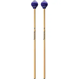 Mike Balter Pro Vibe Series Rattan Mallets 23 Blue Cord Medium