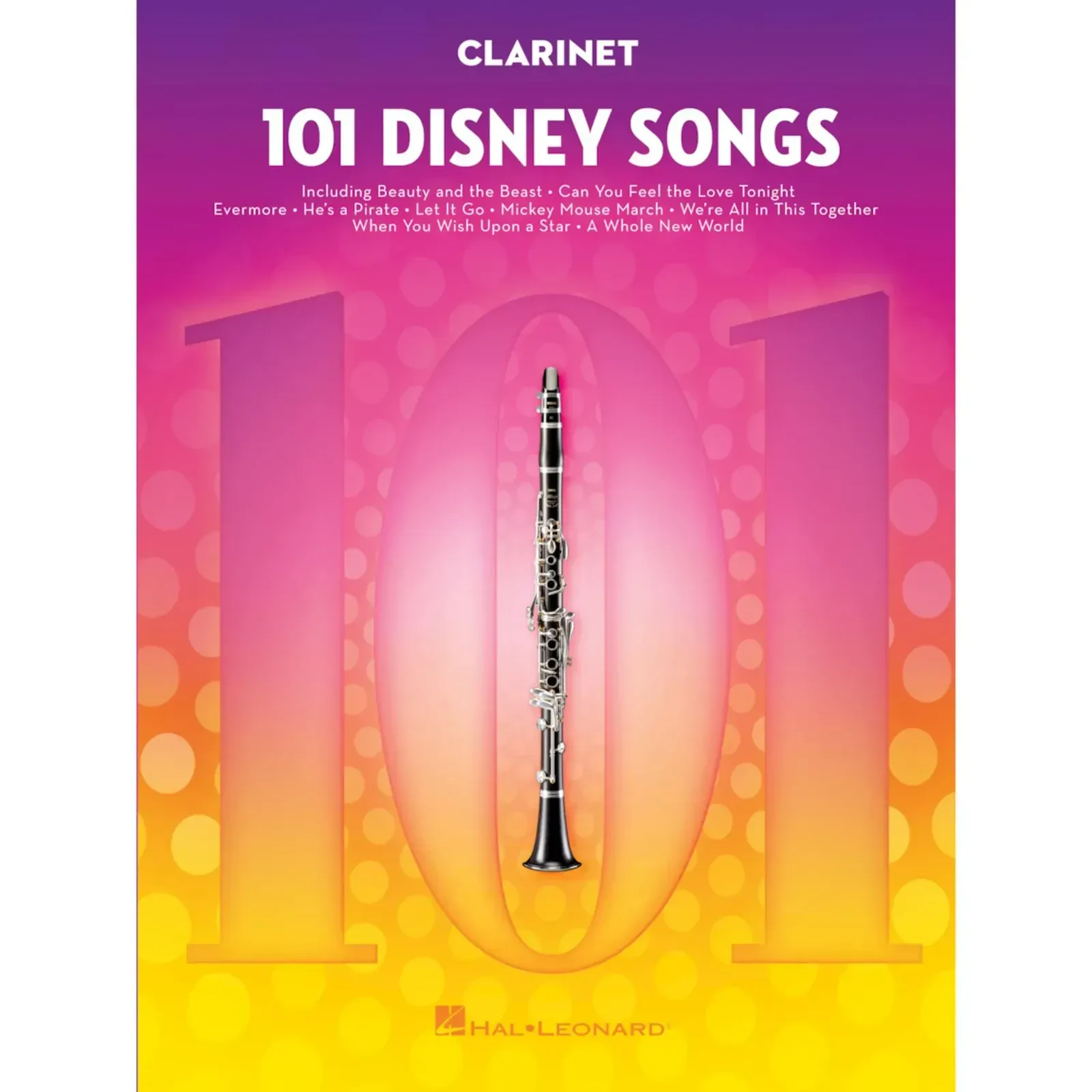 Сборник песен Hal Leonard 101 Disney Songs: Clarinet