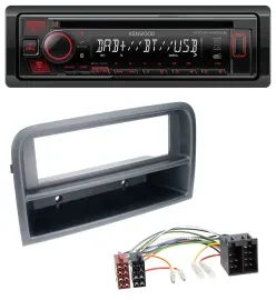 Kenwood MP3 CD USB Bluetooth DAB Autoradio für Fiat Croma (ab 2005)