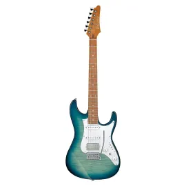 Ibanez AZ22S1F Standard 6 String Transparent Turquoise Burst Electric Guitar