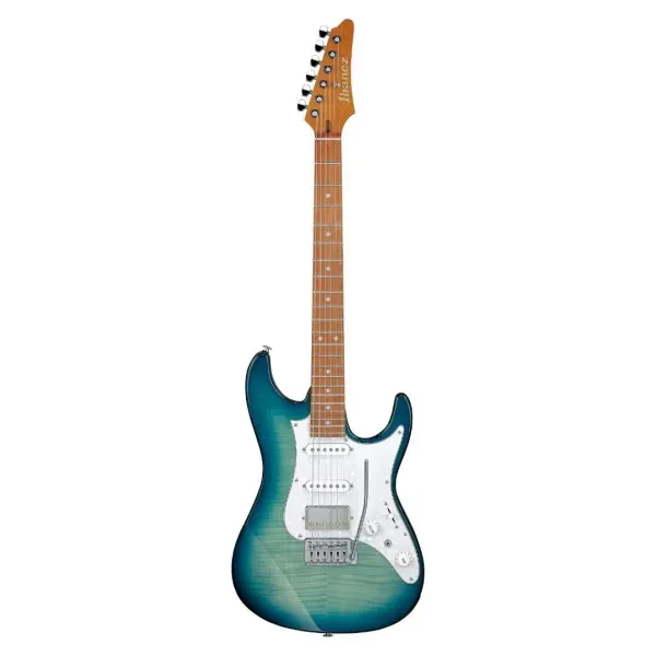 Ibanez AZ22S1F Standard 6 String Transparent Turquoise Burst Electric Guitar
