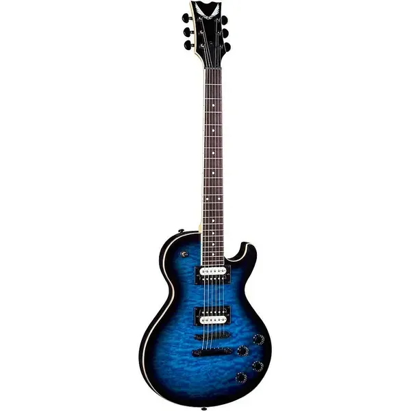 Электрогитара Dean Thoroughbred X Quilt Maple Transparent Blue Burst