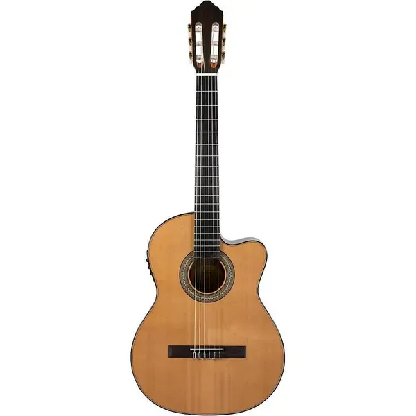 Классическая гитара с подключением Lucero LC235SCE Exotic Wood Natural