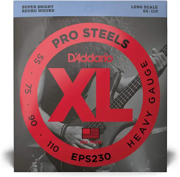 Струны для бас-гитары D'addario EPS230 55-110