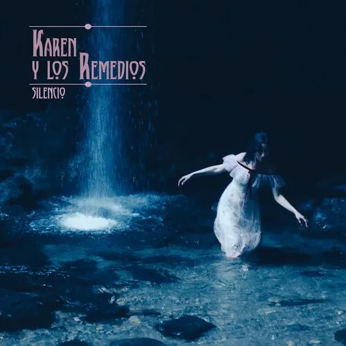 Виниловая пластинка Karen Y Los Remedios - Silencio - Black & Blue Galaxy Effect [New Vinyl LP] Blac