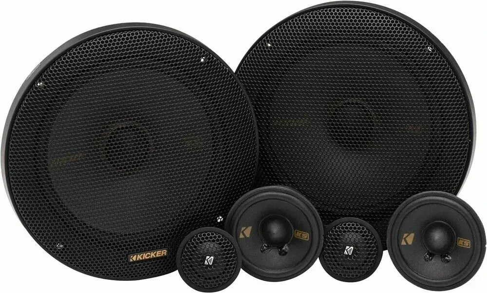 Автодинамики Kicker 51KSS365 KS Series 6.5" компонентная система, 3-полосная, 4 Ом