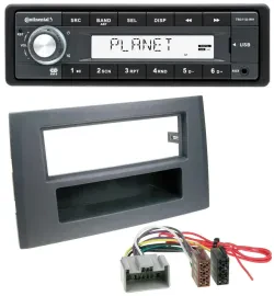 Continental USB MP3 AUX 1DIN Autoradio für Volvo XC90 (14 Pin, 2002-2014)