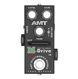Педаль эффектов для электрогитары AMT M-Drive Mini JFET Distortion Pedal