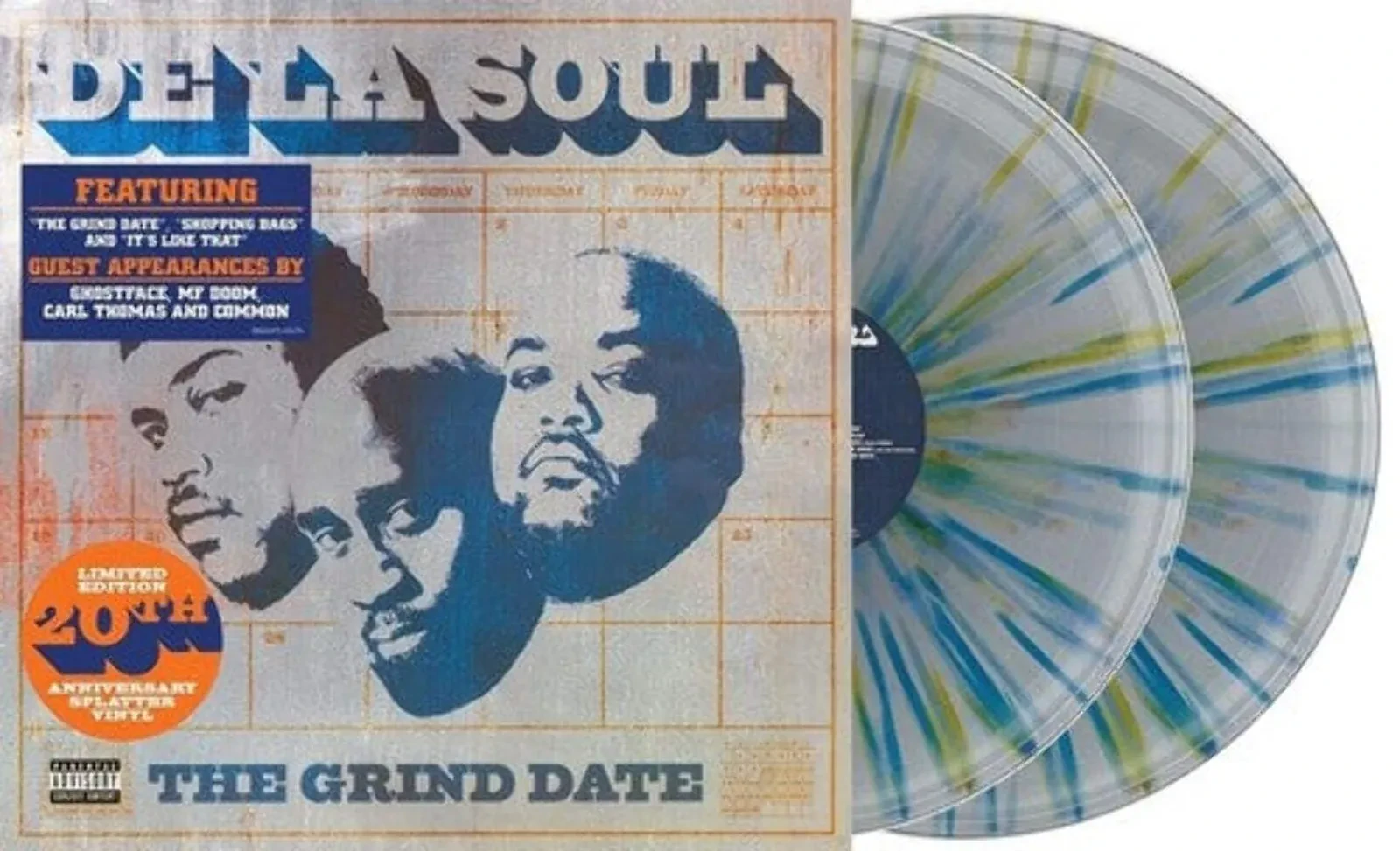 De La Soul - The Grind Date (20th Anniversary) [Splatter Vinyl] NEW Vinyl