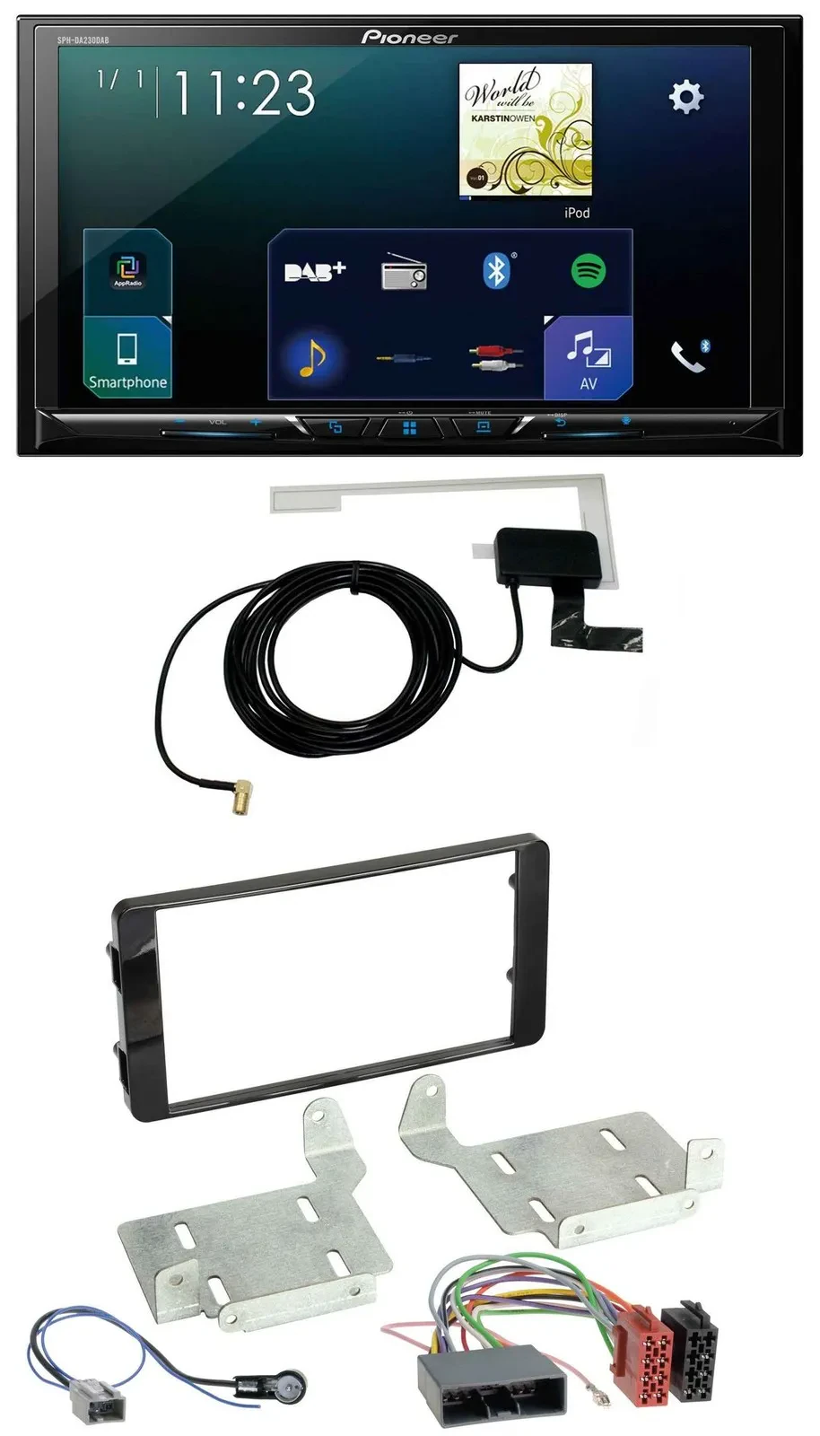 Автомагнитола для Mitsubishi ASX (с 2015) Pioneer 2DIN DAB USB MP3 Bluetooth
