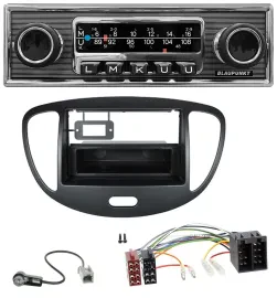 Blaupunkt USB MP3 Bluetooth DAB Autoradio für Hyundai i10 (2008-2013) schwarz