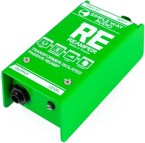 Директ-бокс Simpleway Audio RE-GR Reamper Green