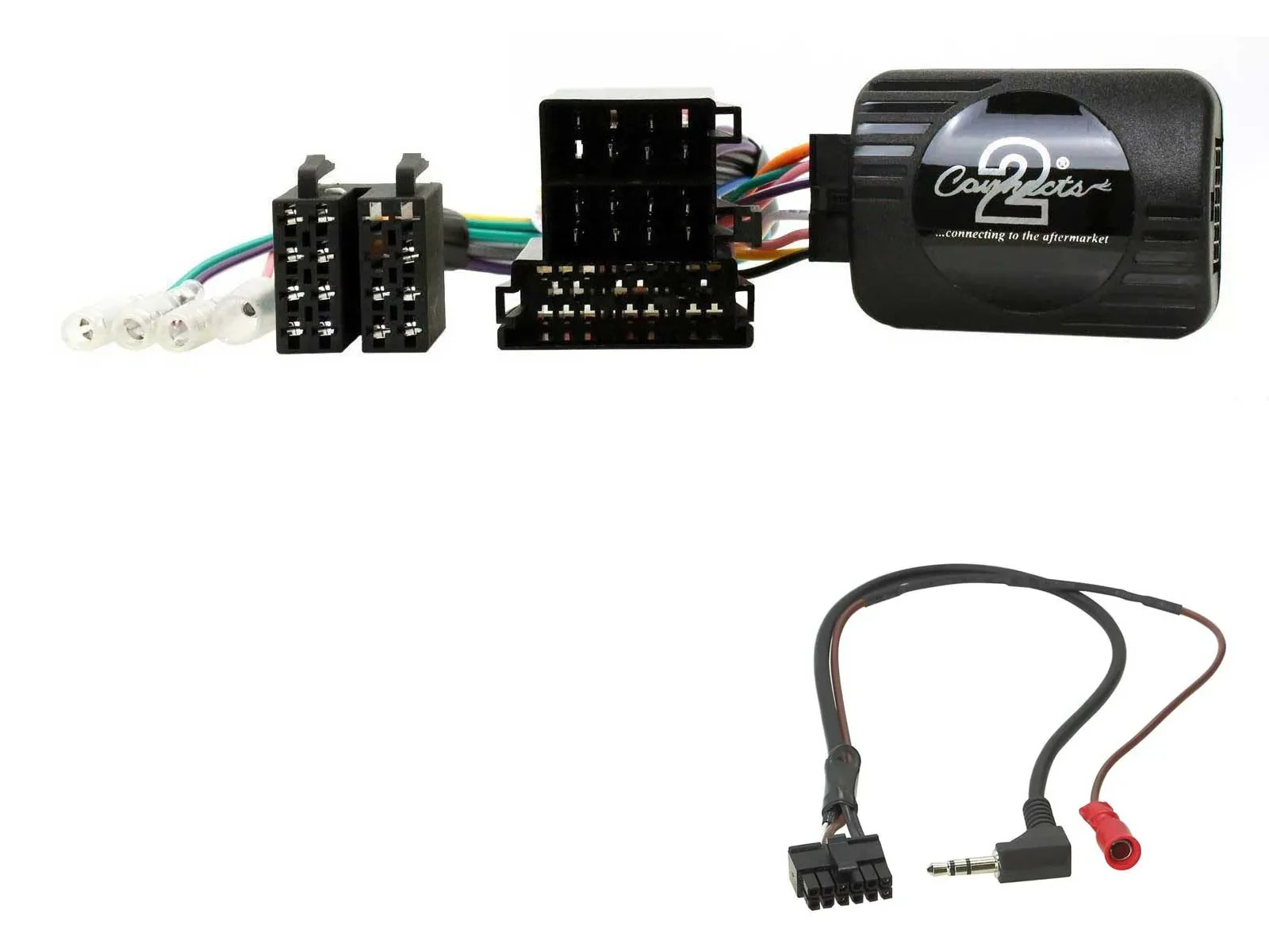 Connects2 CAN-Bus- Lenkradadapter für Fiat Panda 2012-2020 ISO/Mini ISO JVC
