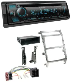 Kenwood Bluetooth USB CD MP3 DAB Autoradio für Hyundai ix55 (2009-2012) silber