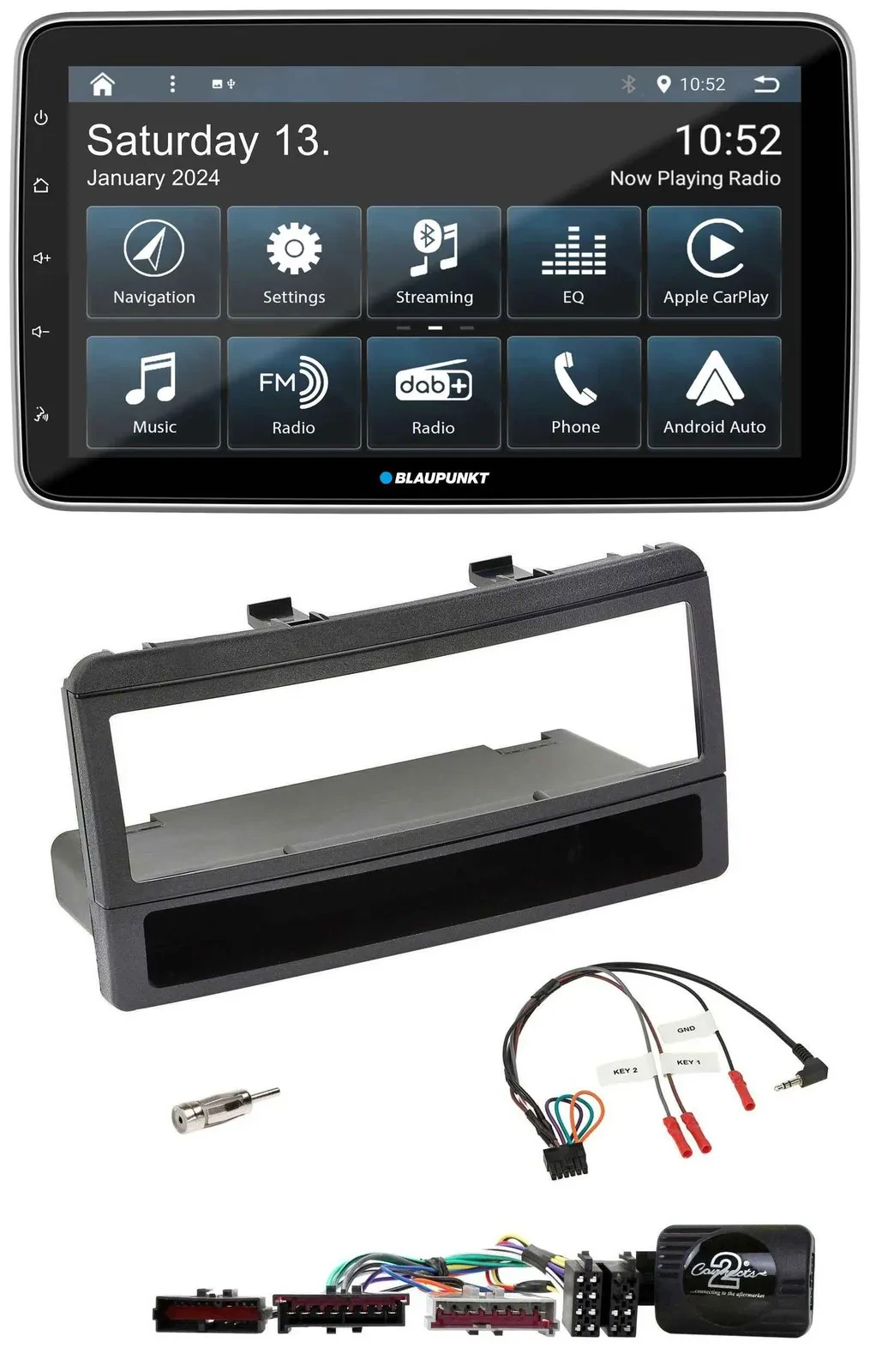 Автомагнитола для Ford Mondeo 2000–2002 Blaupunkt USB DAB SD Bluetooth черный
