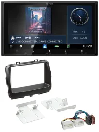 Автомагнитола для Kia Carens 4 RP (с 2013) Kenwood 2-DIN Bluetooth USB DAB MP3