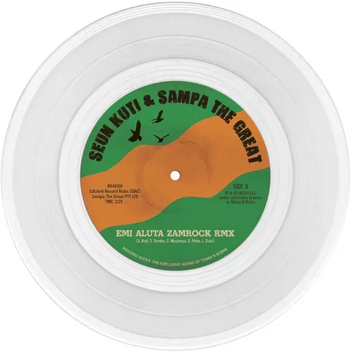 Виниловая пластинка Seun Kuti – Emi Aluta Zamrock Remix / Emi Aluta 45 Edit (Релиз 2025)