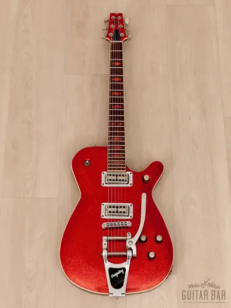 Электрогитара GMP Roxie Duo Jet-Style Guitar Red Metalflake w/TV Jones MagnaTron, Case