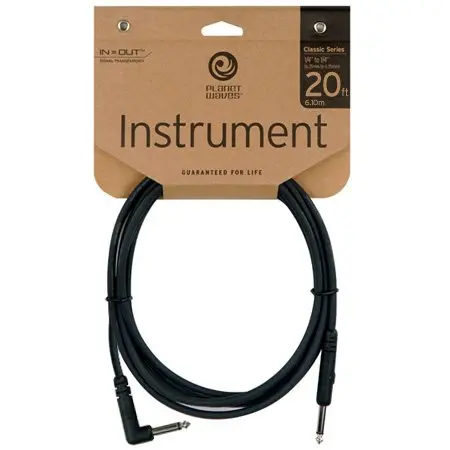 Инструментальный кабель Planet Waves PW-CGTRA-20 6м