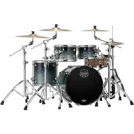 Mapex Saturn Fusion 4-Piece Shell Pack With 20" Bass Drum Teal Blue Fade