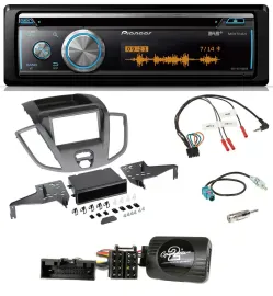 Pioneer Lenkrad DAB USB CD Bluetooth Autoradio für Ford Transit V363 15-18 ohne