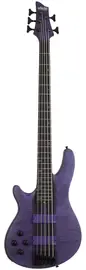 Бас-гитара Schecter C-5 GT Left-handed Satin Trans Purple