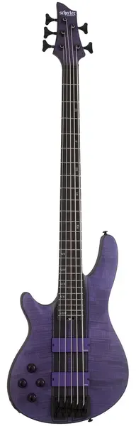 Бас-гитара Schecter C-5 GT Left-handed Satin Trans Purple