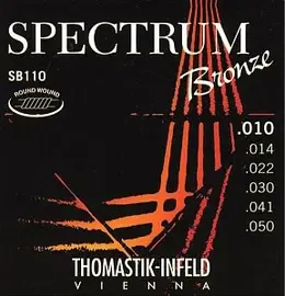 Струны для акустической гитары Thomastik SB110 Spectrum Bronze 10-50