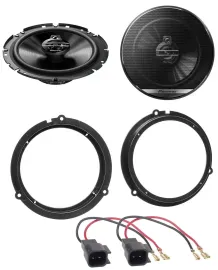 Pioneer 3-Wege 300Watt 16,5cm Lautsprecher für Ford Fiesta Focus Ka Tür Front He