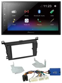 Автомагнитола для Toyota RAV4 Pioneer 2-DIN USB, Bluetooth, DAB, MP3