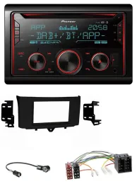 Автомагнитола для Smart ForTwo (2010–2015) Pioneer 2DIN, DAB, MP3, Bluetooth, USB, CD