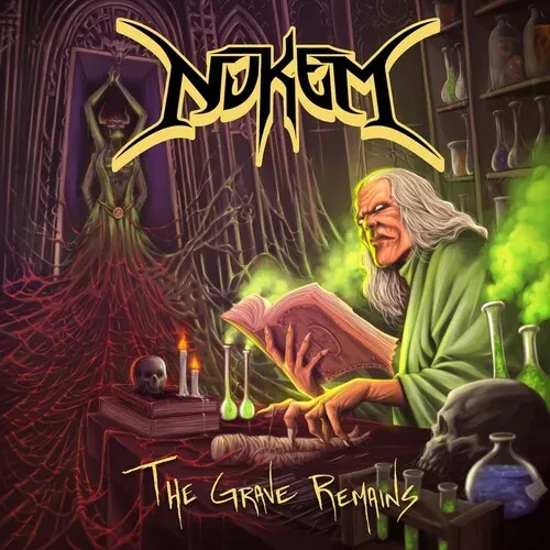 Виниловая пластинка Nukem - Grave Remains [New Vinyl LP] Colored Vinyl, Yellow