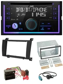 JVC MP3 USB 2DIN DAB Bluetooth CD Autoradio für Mercedes SLK R171 2004-2011