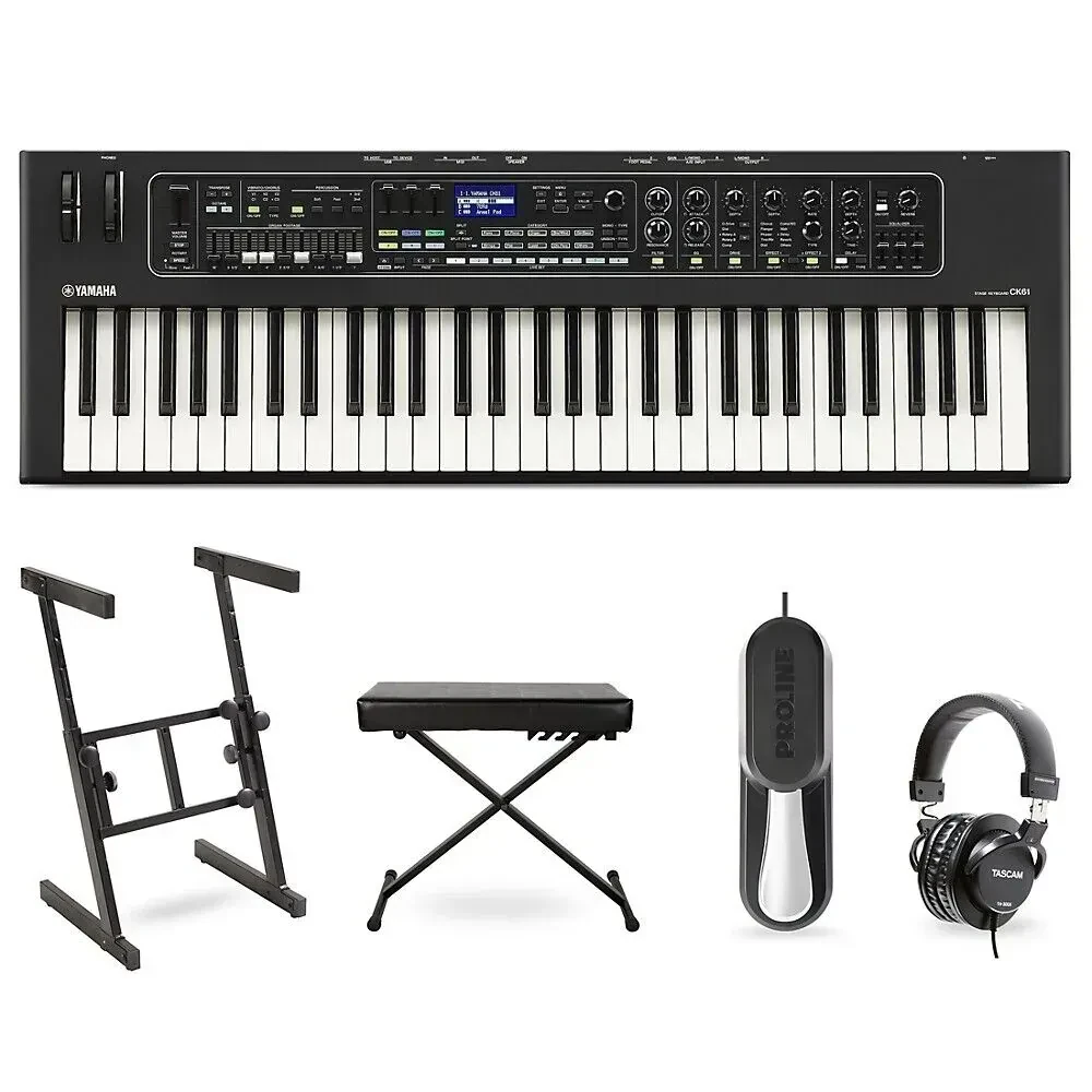 Синтезатор для сцены Yamaha CK61 (набор, Deluxe Package)